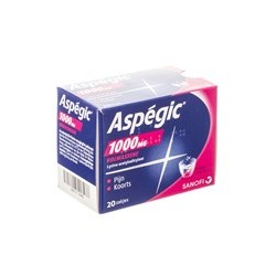 ASPEGIC 1000MG 20 SACHETS