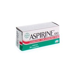 ASPIRINE 100MG 30 COMP