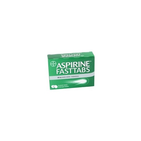 ASPIRINE FASTTABS 500MG 20 COMP