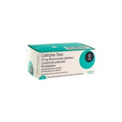 CETIRIZINE TEVA 10 MG 100 COMP