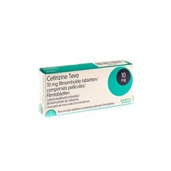 CETIRIZINE TEVA 10 MG 7 COMP