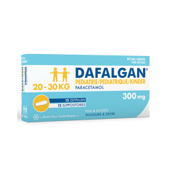 DAFALGAN SUPPOS PEDIAT 300MG