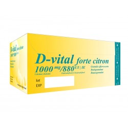 D-VITAL FORTE CITRON 1000/880 30 SACHETS