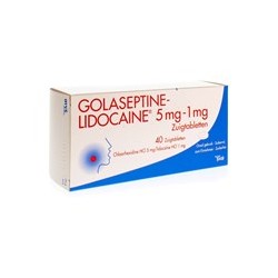 GOLASPTINE LIDOCAINE 40 COMP A SUCER