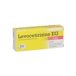 LEVOCETIRIZINE EG 5MG 40 COMP