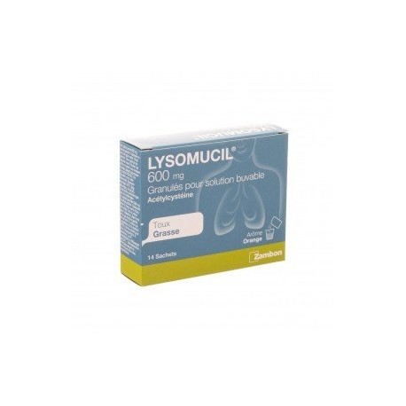 LYSOMUCIL 600MG 14 SACHETS