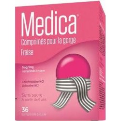 MEDICA FRAISE 36 COMP A SUCER