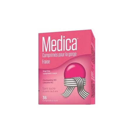 MEDICA FRAISE 36 COMP A SUCER