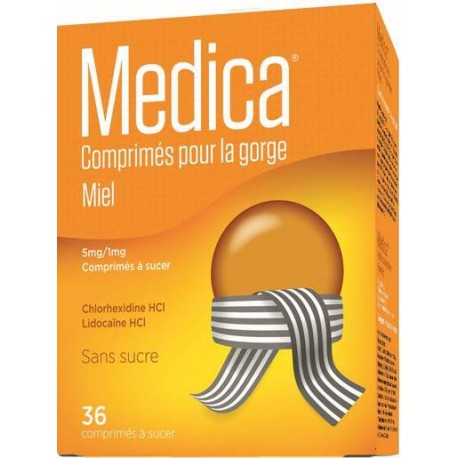 MEDICA MIEL CITRON 36 COMP A SUCER