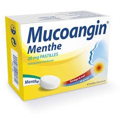 MUCOANGIN MENTHE 30 PASTILLES A SUCER