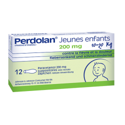 PERDOLAN SUPPOS JEUNES ENFANTS 12X 200 MG