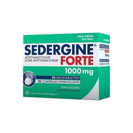 SEDERGINE FORTE 1GR 20 TABL