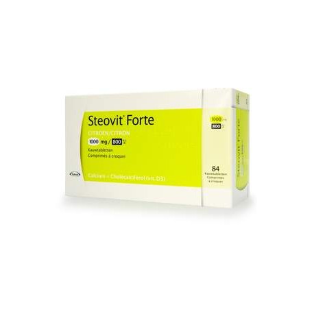 STEOVIT FORTE 1000/880 CITRON 84 COMP A CROQUER