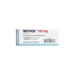 VERMOX 100MG 6 COMPRIMES