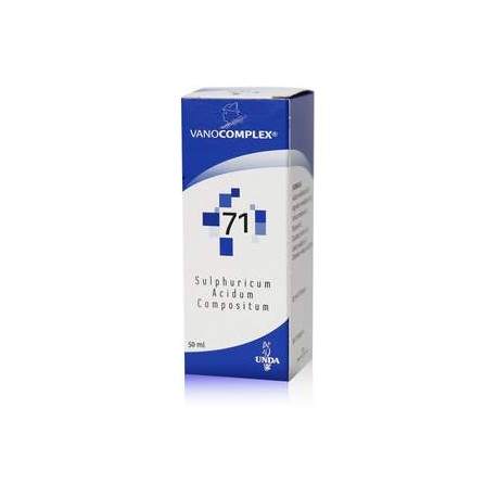 VANOCOMPLEX N 71 SULPHURICUM GOUTTES 50ML