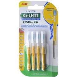 GUM TRAV-LER BROSSETTES INTERDENTAIRES 1.3MM