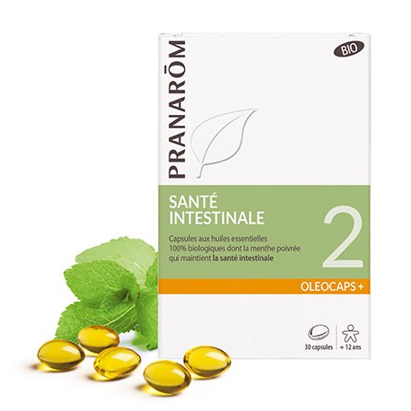 OLEOCAPS SANTE INTESTINALE N°2 MENTHE POIVREE 30 CAPSULES