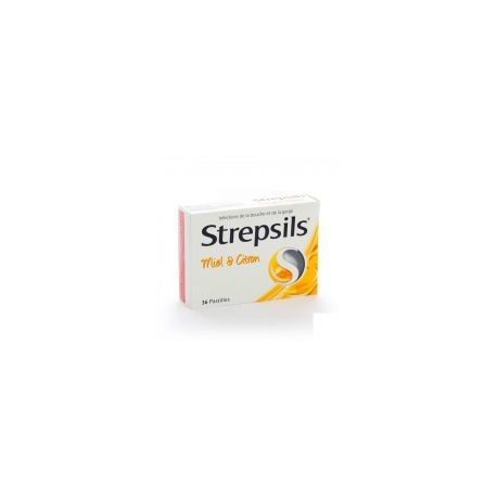 Strepsils Miel Citron 24 Pastilles à Sucer