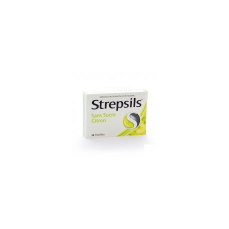 STREPSILS CITRON SANS SUCRE 36 PAST A SUCER