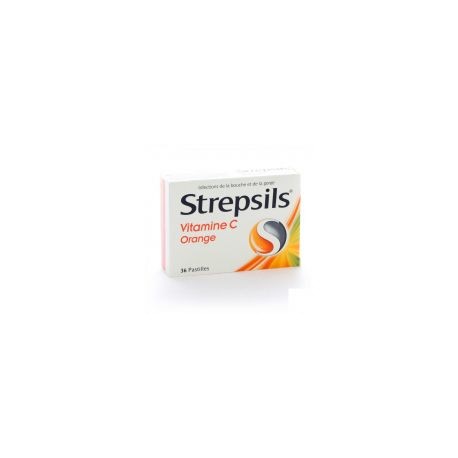 STREPSILS ORANGE VIT C 36 PAST A SUCER