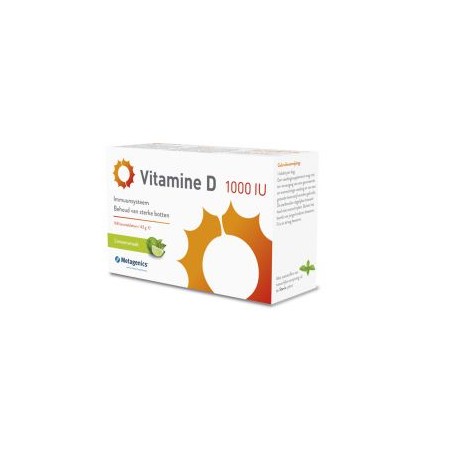 VITAMINE D 1000 UNITES 168 COMPRIMES A SUCER CITRON VERT