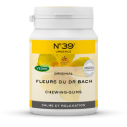 FLEUR DE BACH CHAWING-GUM N° 39 CAS D4URGENCE 40 UNITES