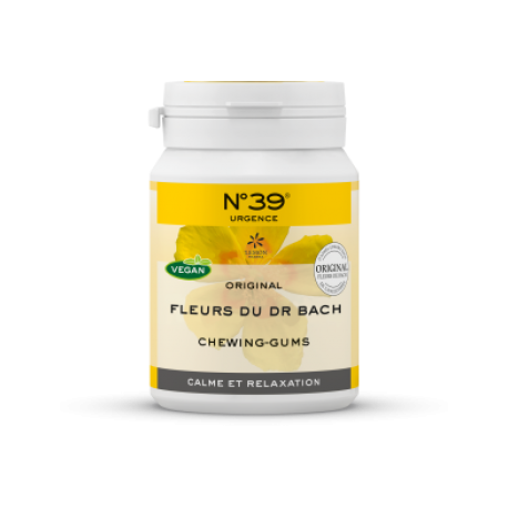 FLEUR DE BACH CHAWING-GUM N° 39 CAS D4URGENCE 40 UNITES