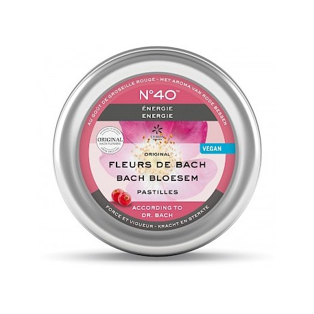 PASTILLES FLEUR DE BACH N° 40 ÉNERGIE 50 g