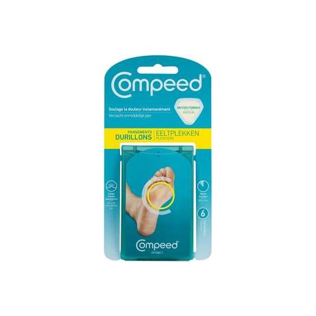 COMPEED PANSEMENTS DURILLONS MOYEN FORMAT 6 PIECES