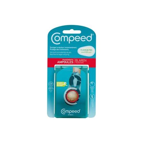 COMPEED AMPOULES PLANDE DES PIEDS 5 PANSEMENTS