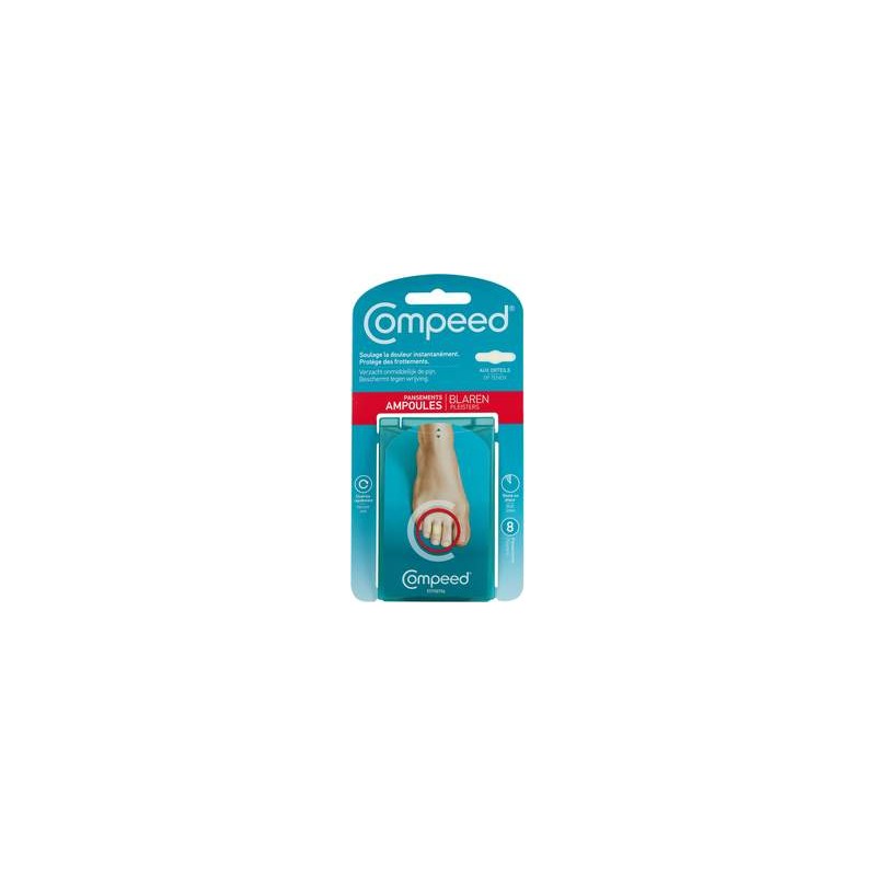 COMPEED AMPOULES AUX ORTEILS 8 PANSEMENTS - Corbiopharm