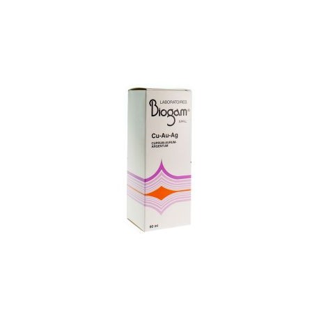 BIOGAM CU-AU-AG 60 ML