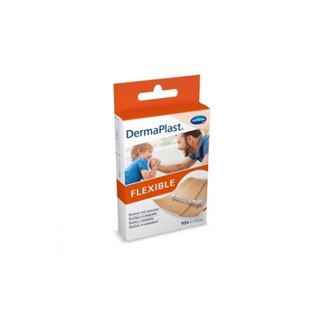 DERMAPLAST FLEXIBLE 10 PIECES 6X10CM