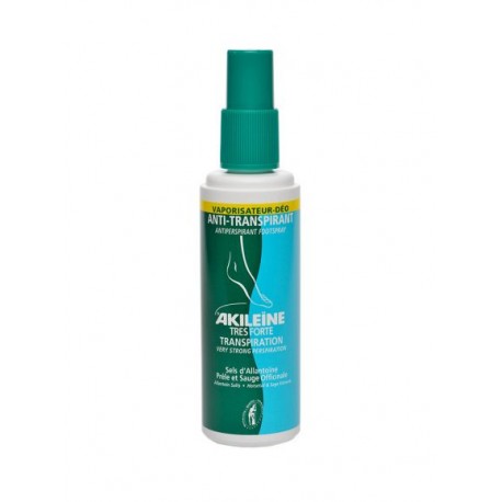 AKILEINE VERT DEO ANTI TRANSPIRANT PIED SPRAY 100ML