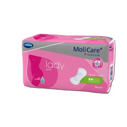 MOLICARE PREMIUM LADY PAD 2 DROPS 26.5CMX11CM 14 PIECES