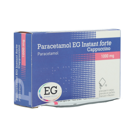 PARACETAMOL EG INSTANT FORTE 1G CAPPUCCINO 10 SACHETS