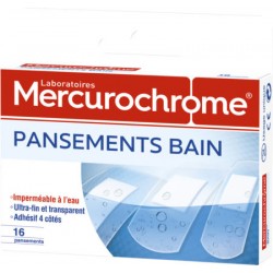 MERCUROCHROME PANSEMENT BAIN 16 UNITES