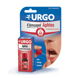 URGO APHTES PLAIES BUCCALE GOUT FRUIT FILMOGEL 6ML