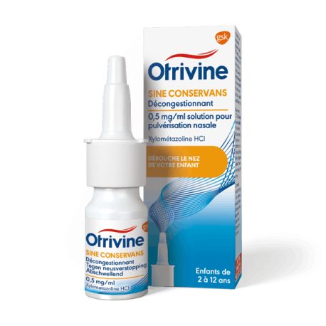 OTRIVINE SINE CONSERVANS DECONGESTIONNANT 0.05%