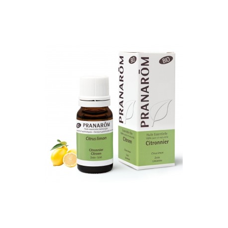CITRON CITRUS LIMON ZESTE HUILE ESSENTIELLE 10ML PRANAROM