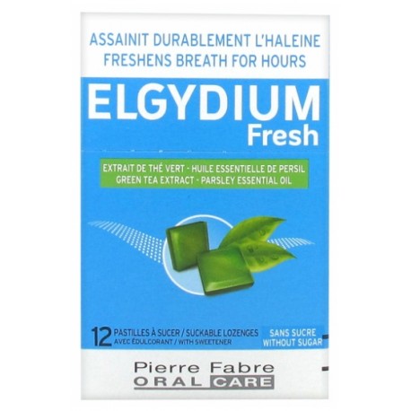 ELGYDIUM FRESH 12 COMPRIMES A SUCER HALEINE FRAICHE - Corbiopharm