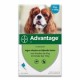 ADVANTAGE 100 DOG 4-10KG SPOT-ON 4X1.0ML