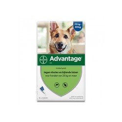 ADVANTAGE 400 DOG 25-40KG SPOT-ON 4X4.0ML