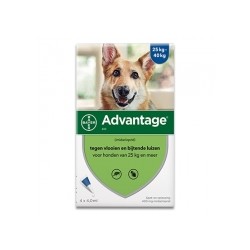 ADVANTAGE 400 DOG 25-40KG SPOT-ON 4X4.0ML