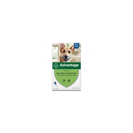 ADVANTAGE 400 DOG 25-40KG SPOT-ON 4X4.0ML