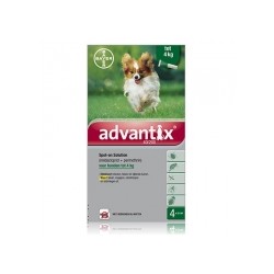 ADVANTIX 40/200 DOG - DE 4 KG SPOT-ON 4X0.4ML