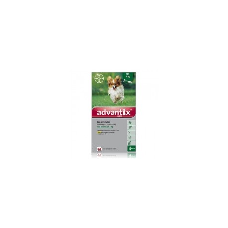 ADVANTIX 40/200 DOG - DE 4 KG SPOT-ON 4X0.4ML