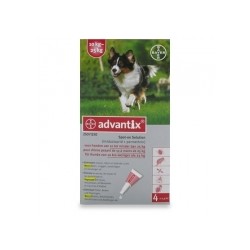 ADVANTIX 250/1250 DOG 10-25KG SPOT-ON 4X2.5ML