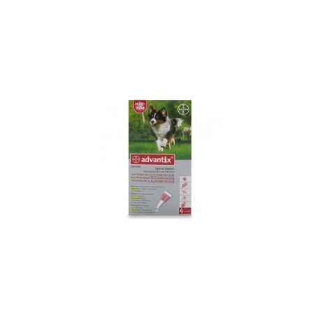 ADVANTIX 250/1250 DOG 10-25KG SPOT-ON 4X2.5ML