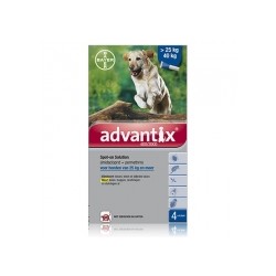 ADVANTIX 400/2000 DOG 25-40KG SPOT-ON 4X0.4ML